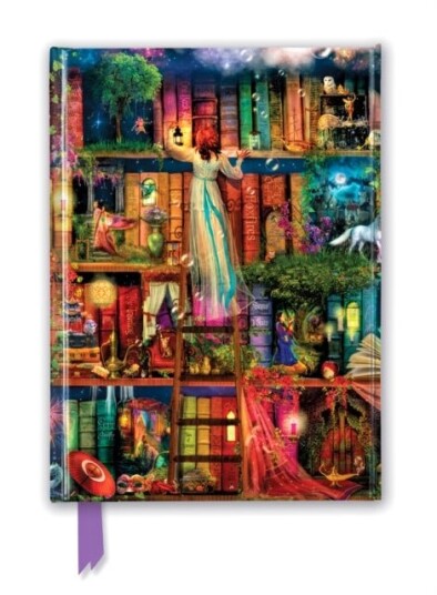 Aimee Stewart: Treasure Hunt Bookshelves Foiled Journal