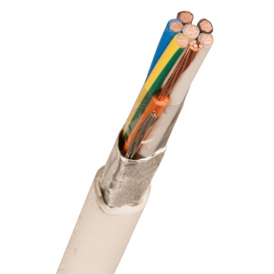 Nexans FQLQ EASY 7G 1,5 mm² Installasjonskabel 1 m Kappet for Innendørs og Utendørs Bruk