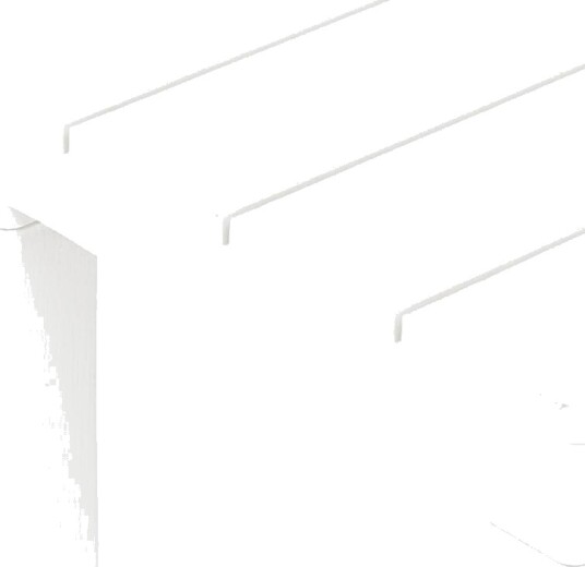 vidaXL Hagebenker 2 stk hvit plast vidaXL Hagebenker 2 stk hvit plast