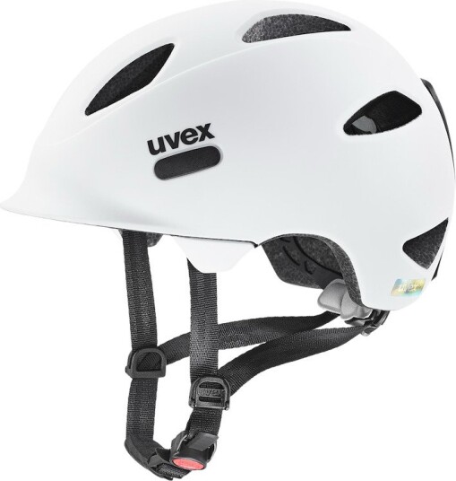 uvex Oyo sykkelhjelm barn white black
