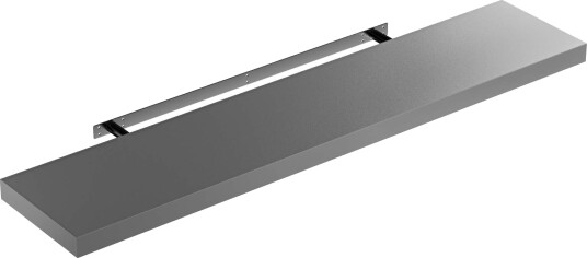 Flytende hylle grå 110 cm – moderne vegghylle 15 kg kapasitet