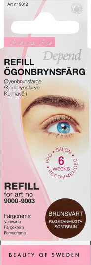 Depend Everyday Eye Eyebrow Tint Refill Black Brown Depend Everyday Eye Eyebrow Tint Refill Black Brown