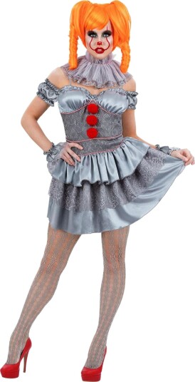 IT™ Pennywise Dame Kostyme - Medium