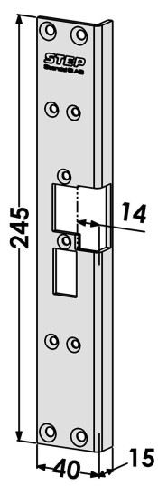 Step St6526 Stolpe Utbytte Fra Connect Til Modul serien Venstre
