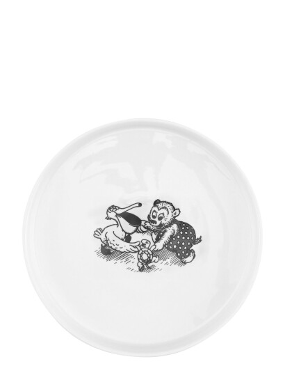 Mette Ditmer Rasmus Klump Plate - White - Ø 20 CM Mette Ditmer Rasmus Klump Plate - White - Ø 20 CM