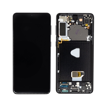 Samsung Galaxy S21+ 5G Frontdeksel / LCD skjerm GH82 27267A Svart Samsung Galaxy S21+ 5G Frontdeksel / LCD skjerm GH82 27267A Svart