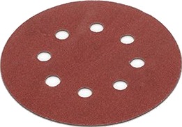 Borrelås sandpapir Ø 125 mm korn 240