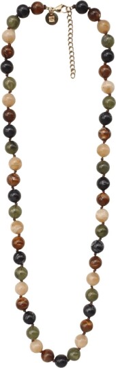 Bud To Rose Velvet Resin Long Necklace Mix   Multi/patterned   ONE SIZE