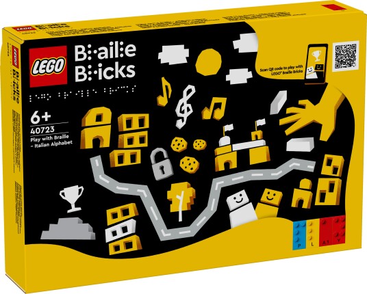 Lego Lek med blindeskrift   italiensk alfabet 40723