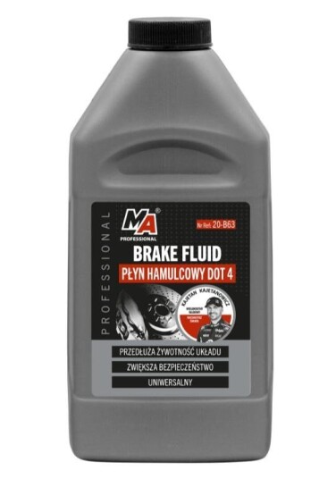 Bremsevæske MA PROFESSIONAL DOT4 500ml Bremsevæske MA PROFESSIONAL DOT4 500ml