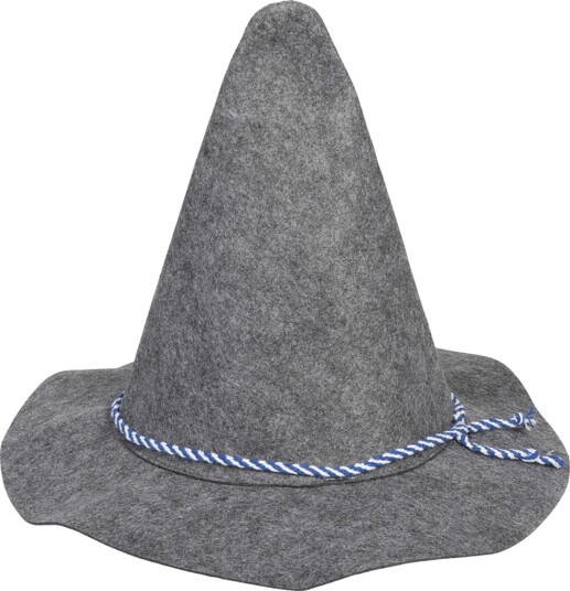 Hisab Joker Oktoberfest Bondehatt Grå One size 96531