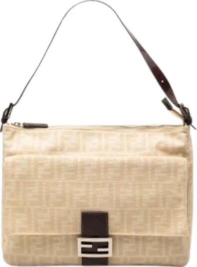 Fendi Vintage Dame Pre owned Beige ONE SIZE,