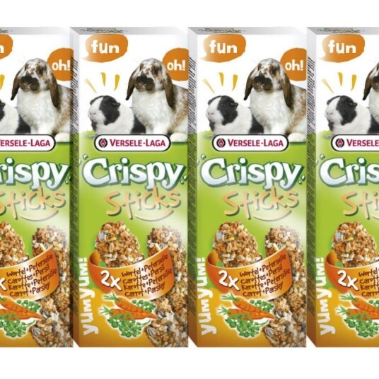 Versele Laga Sticks Rabbits-Guinea Pigs Carrot & Parsley 110Gr X 4