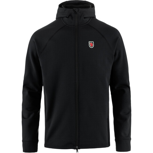 Fjellreven Men's Expedition Fleece Hoodie Black XXL