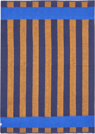 Scandi Living Aisles ullpledd 130x180 cm Blå Scandi Living Aisles ullpledd 130x180 cm Blå