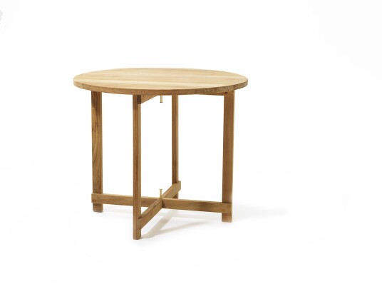Skargaarden Kryss bord Teak 60 cm Brun
