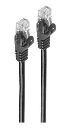 Shiverpeaks Basic-S Patchkabel Kat. 6A U/Utp Sort 7,50 M Med Cat.7 Råkabel Oppdra Eia/Tia 568B Kabel - 1 Stk (Bs08-35065)