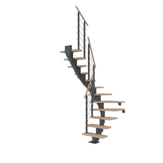 Dolle Frankfurt Eik H-olie 1/2 Antracit Design 13T 75W