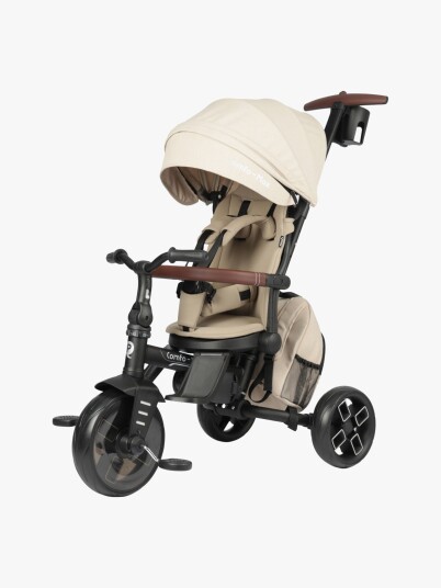 Qplay Comfo Max Sammenleggbar Trehjulssykkel Beige