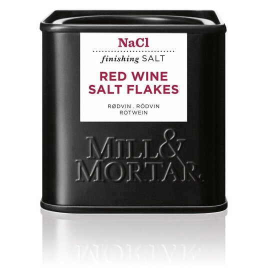Mill & Mortar Rødvinssalt I Flak 80g Mill & Mortar Rødvinssalt I Flak 80g