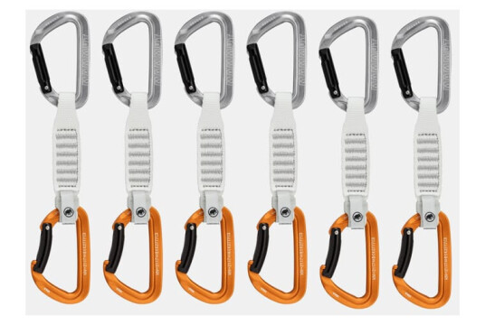 Mammut Sender Keylock 12 Cm 6-pack Quickdraws Straight Gate/bent Gate, Light Grey-gold Mammut Sender Keylock 12 Cm 6-pack Quickdraws Straight Gate/bent Gate, Light Grey-gold