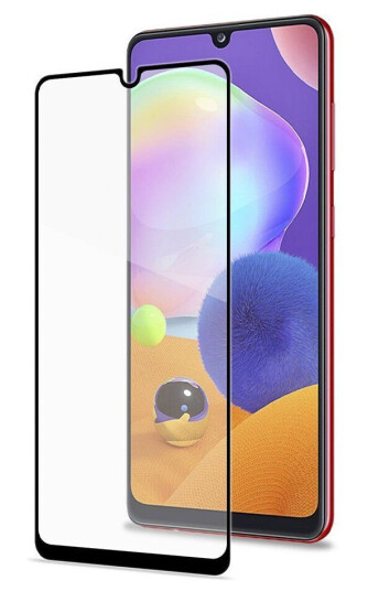 Celly Samsung Galaxy A42 5G Celly 9H Skjermbeskytter i Herdet Glass - Full-fit - Svart kant