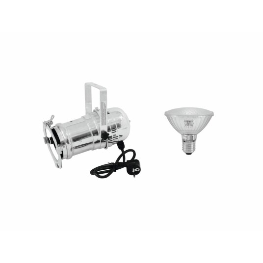 EuroLite Set Par-30 Spot Sølv & Par-30 230v Smd 11w E-27 Led 6500k