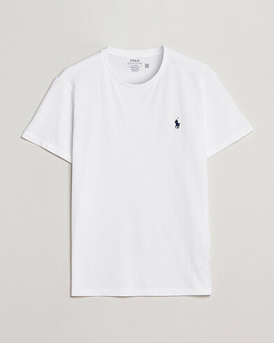 Polo Ralph Lauren Custom Slim Fit Tee White Polo Ralph Lauren Custom Slim Fit Tee White