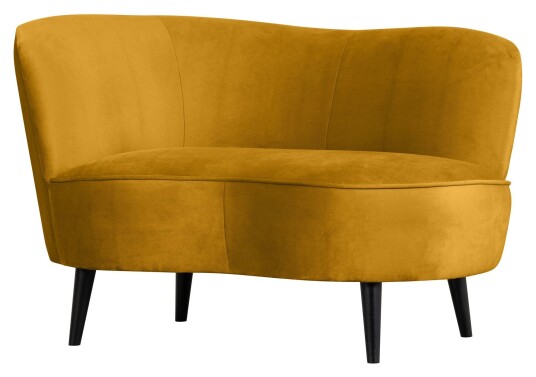 WOOOD Sara Loungesofa, venstrevendt - Ochre fløyel WOOOD Sara Loungesofa, venstrevendt - Ochre fløyel