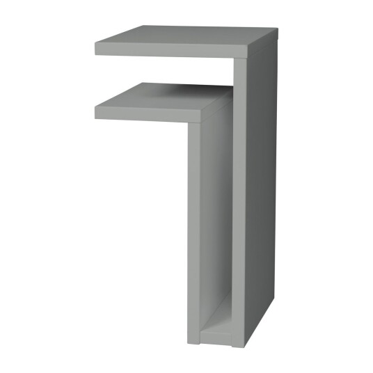 Maze F-shelf vegghylle silk grey Hylle til venstre