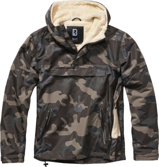 Brandit Windbreaker Sherpa Jakke M Flerfarget