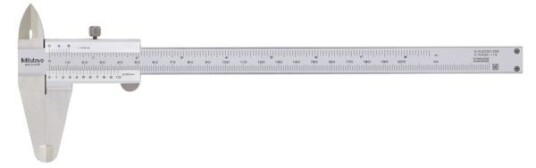 Mitutoyo Nonieskjutmått 530-114 0-200mm, 0,05mm, Flat Sticka
