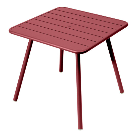 Fermob Luxembourg Table 80x80 cm Chili 43