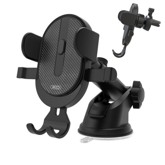 XO C60 Mobiltelefonholder til Bil - Dashbord og Ventilasjonssystem - Svart XO C60 Mobiltelefonholder til Bil - Dashbord og Ventilasjonssystem - Svart