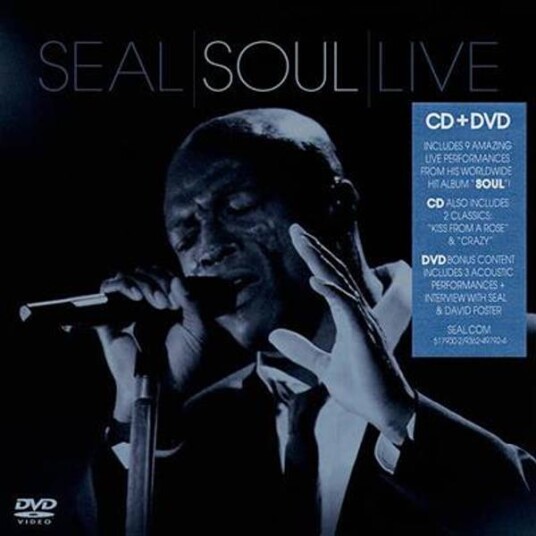 Seal Soul Live CD MDVD Seal Soul Live CD MDVD