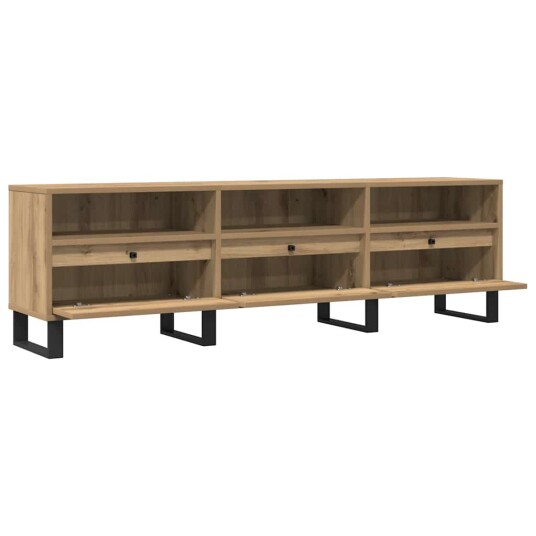 TV-benk artisan eik 150x30x44,5 cm konstruert tre 8721158444356 TV-benk artisan eik 150x30x44,5 cm konstruert tre 8721158444356