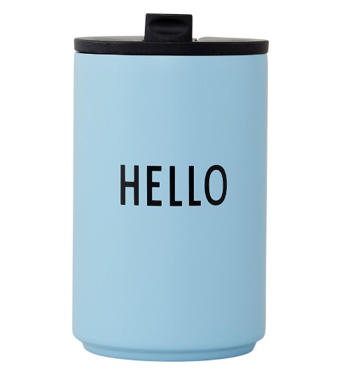 Design Letters termokopp Light blue-hello