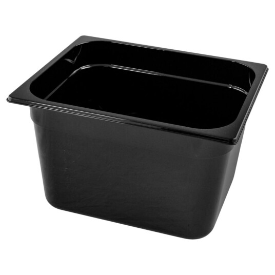 VEGA Kantine Nero GN 1/2; Størrelse GN 1/2 11.9l 32.5x26.5x20 cm  LxBxD ; Svart