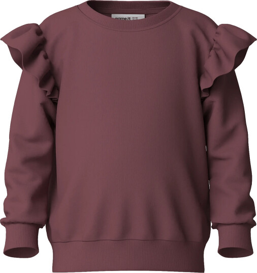 Name It Nmfkluisi Ls Sweat Unb Burgundy 110