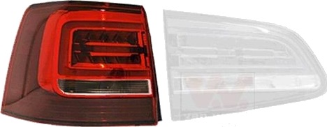 VAN WEZEL 5777923 Baklykt