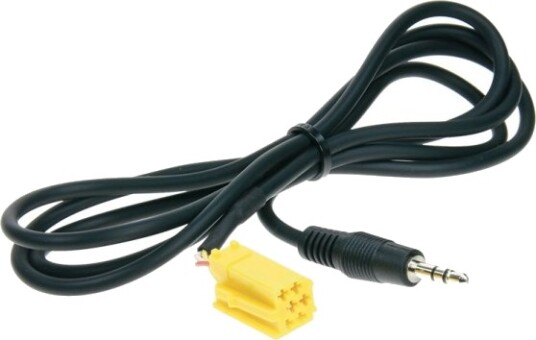 Aux Adapter Mini Iso >Mini Jack 1,25 M.