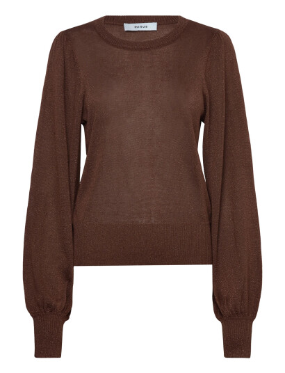 Minus Msliva Metallic Long Sleeve Pullove - Brown - S Minus Msliva Metallic Long Sleeve Pullove - Brown - S