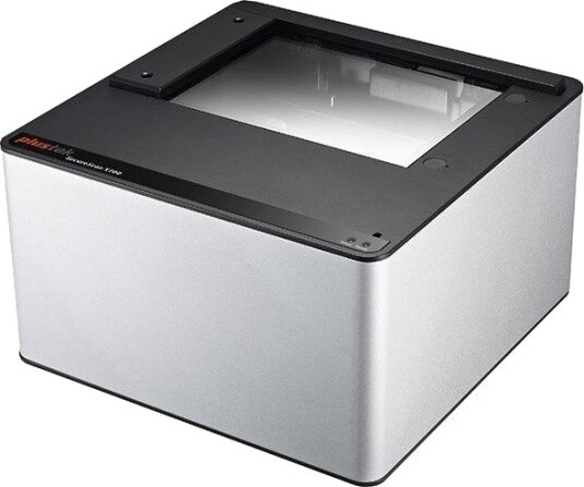 PLUSTEK skanner for pass/ID-kort - 60ppm, maks 88x125mm, USB2.0 - Svart, s??lv