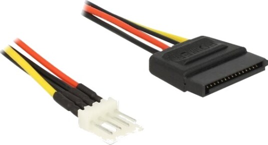 Delock Strømkabel 4 Pin Mini Strømkontakt Hann Til Sata Strøm Hann 60 Cm