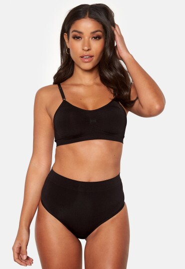 Magic BH Comfort Bra Spagetthi Straps Svart nylon XX-Large Dame