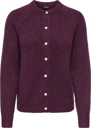 ONLY Onlkalibu L/S Cardigan Knt Noos Burgundy XS