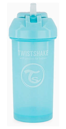 Sugerørskopp Twistshake Pastell Blå 360 ml