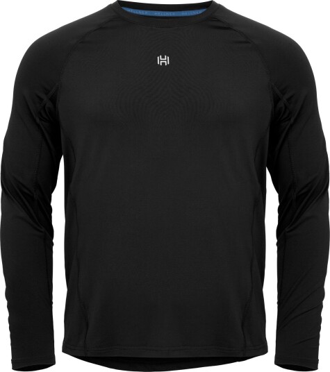Hellner Men"s Core Running Rn Long Sleeve Tee Black Beauty XXL