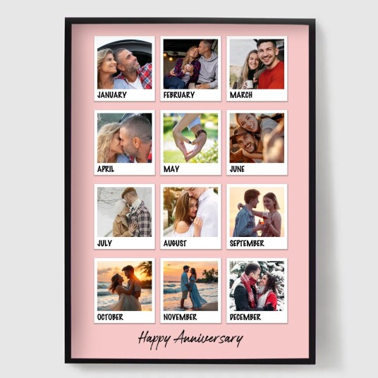Namly Design Personalisert Plakat 1 Års Jubileum Foto Opplasting 12 Bilder POSTERQZOIXS Namly Design Personalisert Plakat 1 Års Jubileum Foto Opplasting 12 Bilder POSTERQZOIXS