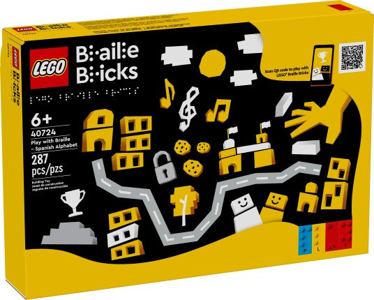 Lego Lek med blindeskrift   spansk alfabet 40724